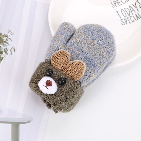 ##/0-3 År Toddler Magic Stretch Vantar Tjockt Plyschfodrade, Vinter Baby##/