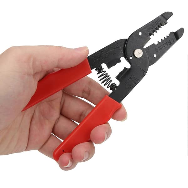 Wire Stripper MultiFunktionel Hånd Crimper Værktøj Ståltang 0.96mm Afisoleringsareal