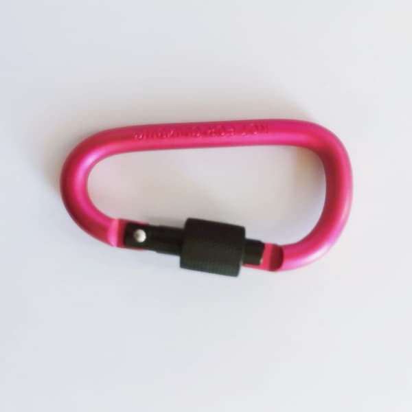 Låsekarabiner, Premium Aluminium Legering D-Ring Karabiner Nøkkel