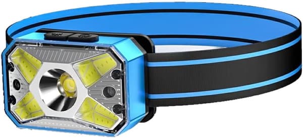 LED-hodelykt COB-deteksjon Rødt lys Induktiv Husholdning Type-C