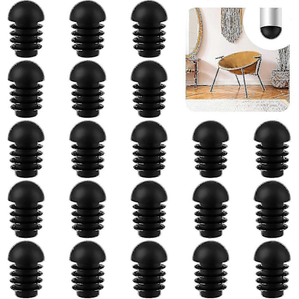 Stolsbensskydd 50 st Runda Ändstycken Stolsbensskydd Stolsbensskydd Runda Inloppsskydd För Stol Le