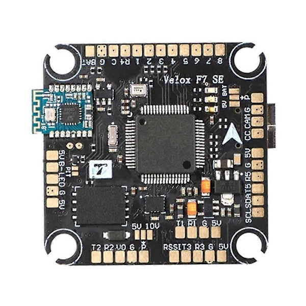 30.5x30.5mm TMotor Velox F7 SE Flight Controller Trådløs Bluetooth 128M Blackbox 5V 10V BEC Støtte