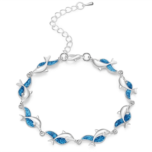 /#/Sølv og Rhodium og Elegant Delfin Shimmer for Kvinner Jenter/#/