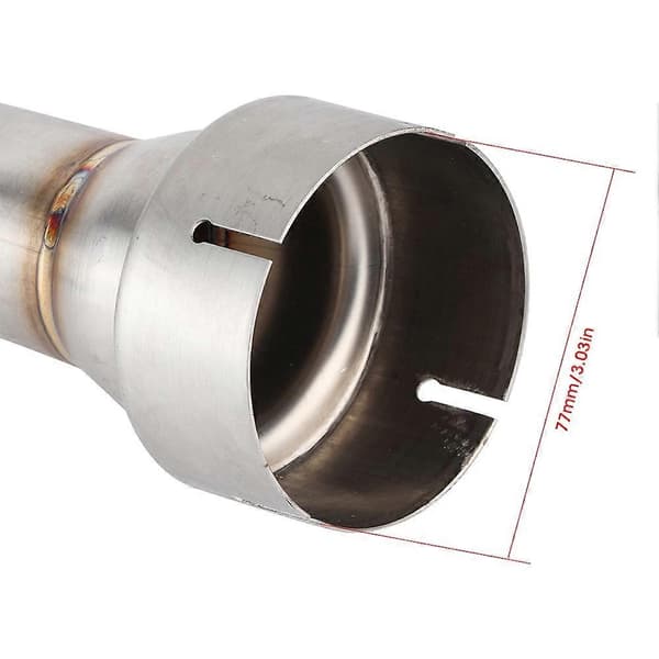 Stianless Steel Mellomrør Mellomkoblingsadapter Passer for Suzuki GSX-S1000