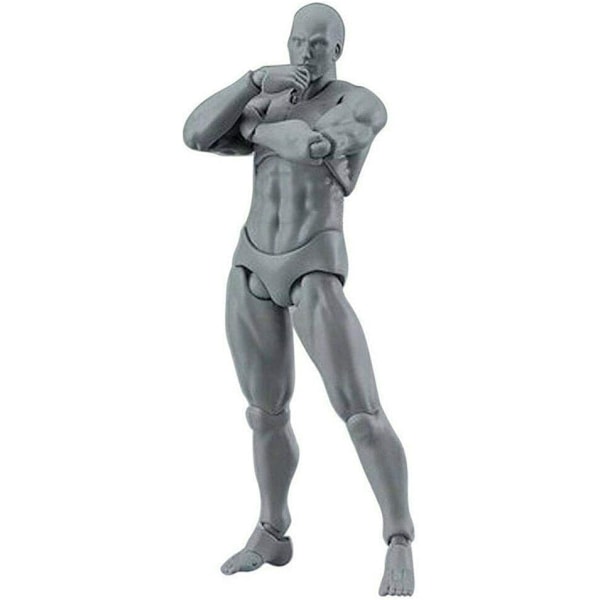 Tegnefigurer for kunstnere Menneskelig Mannequin Modellsett Mann/Kvinne