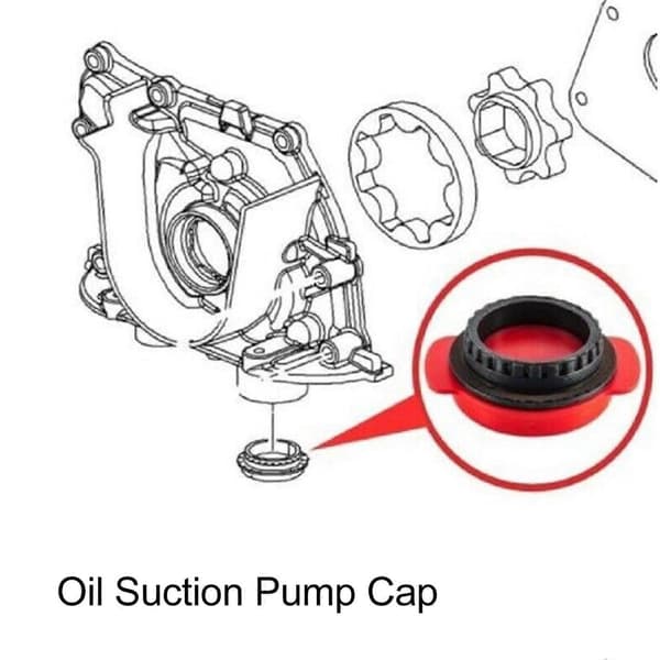 Dieselrør til oliepumpe tætningshætte 55589549 pakningsdæksel udskiftning til Vauxhall Astra Cascada Insignia
