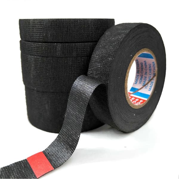 25m Vanntett Bil Ledningsnett Kabel Flanell Selvklebende Stoff Isolerende Tape 15 mm