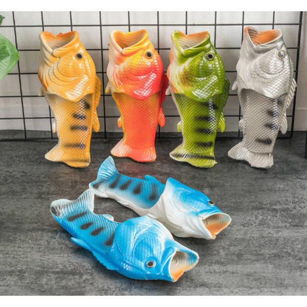 Sininen Beach Creative Fish Kengät Unisex EVA Suihkusandaalit Kesä