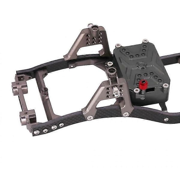 SCX10 313mm 12.3 tum Ram Balk Kolfiber Chassi Ram Skenor för 1/10 Axial SCX10 RC Crawler T