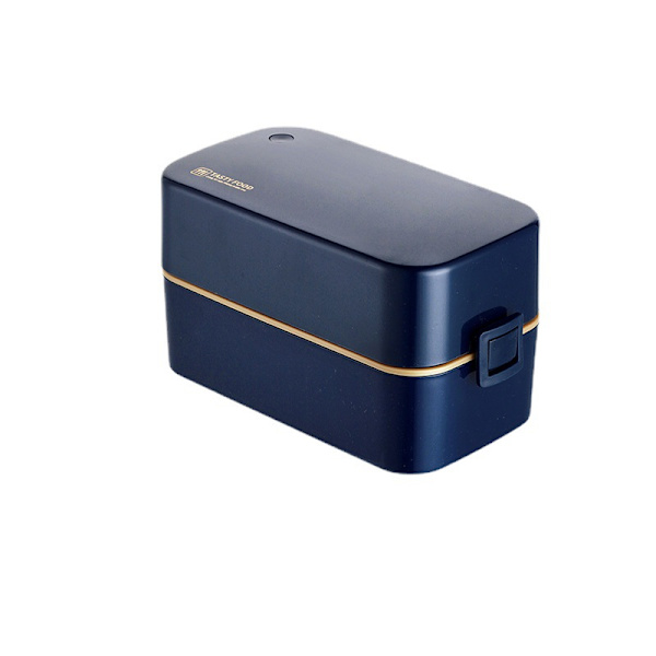 2-etagers Madkasse Bento Box med Madpakke | Bestik, Bento Madpakke