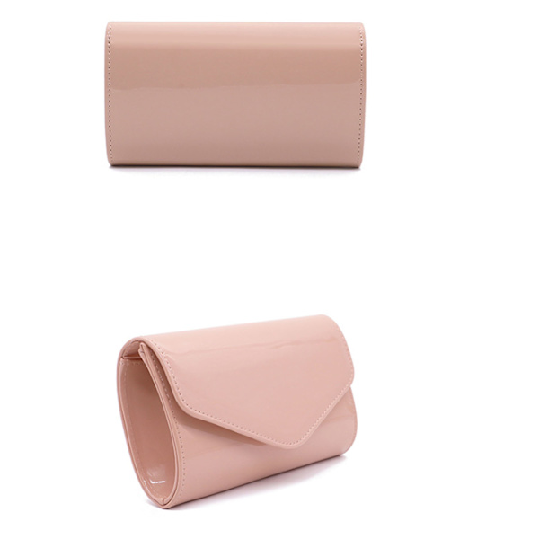 Pink PU læder tote taske