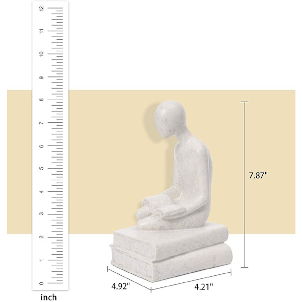 Sunrain Quoowiit Moderne Statuettdekorasjon, Harpiks Skulptur