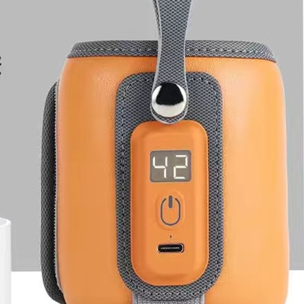 ##/Orange babyflaska värmare##/