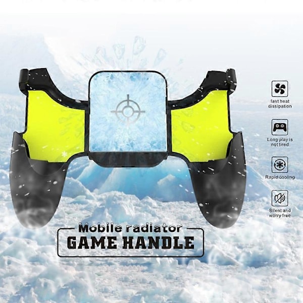 Spill Gamepad Halvleder Kjøling Rask Nedkjøling Universal Telefon Kjølevifte Spillgrep Håndtak for Android 1