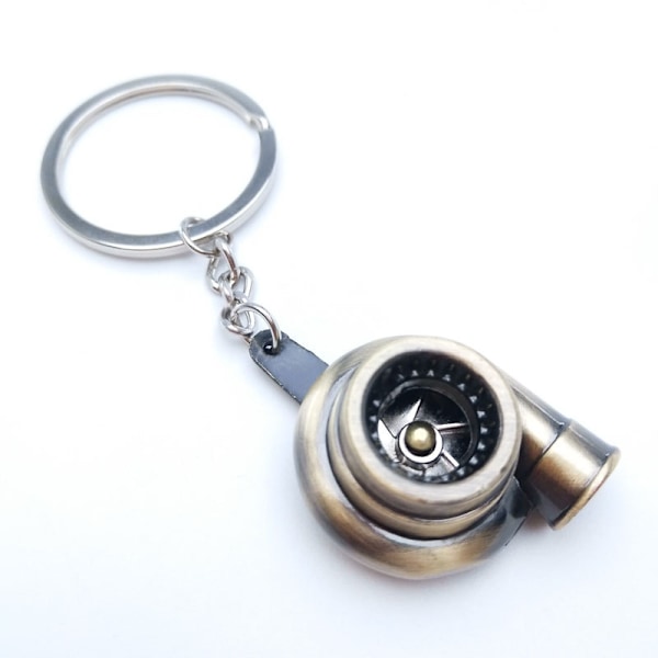 ##/5 stk Bilnøglering LED Turbo Nøglering Roterende Model Turbo Nøglering til Dekoration og Gave##/