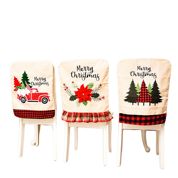 ##/Set med 3 jultomtestolöverdrag, 55 x 45 cm, Kreativ Jul##/