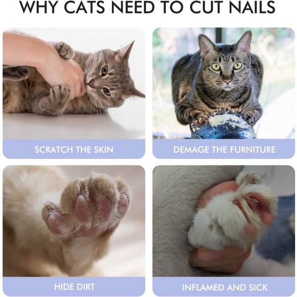 Vert-Cat nagelklippare, professionella nagelklippare för valpar och
