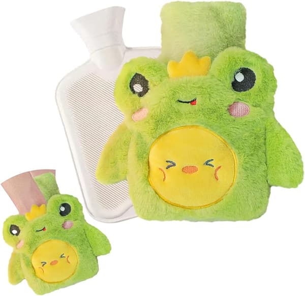 Plush Varmvattenflaska, Cartoon Fluffig Varmvattenflaska, Varmvattenflaska