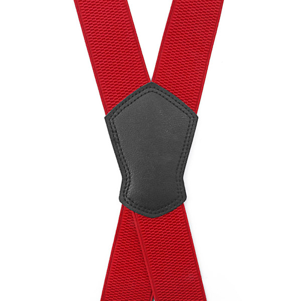 ##/Mænds krydsbånd med firkantede clips - Sort, Workwear Tort##/