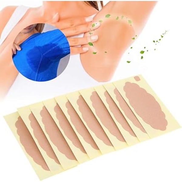 20 stk Anti-Svetteputer, Deodorant Armhulelapper, Underarmslapper, Forarmsklistremerker