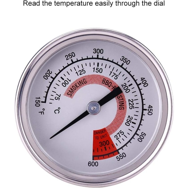 1 st Rostfri Ugnstermometer, Matlagnings- och Köksterm