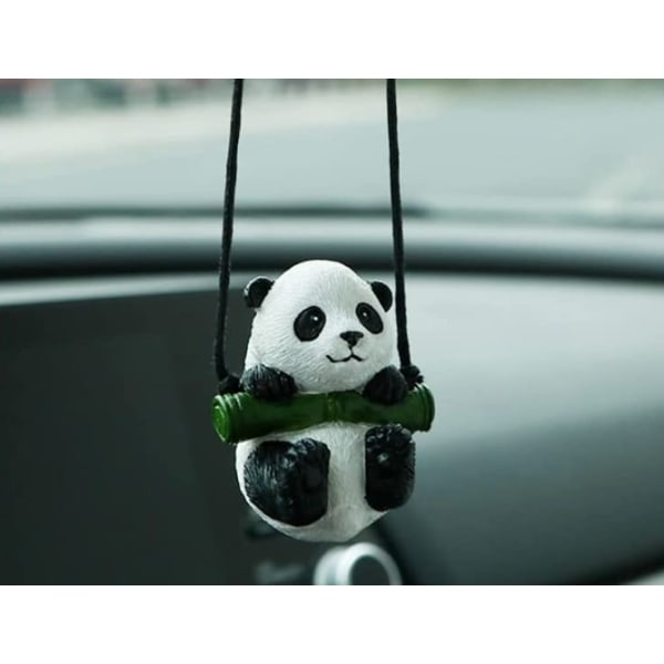 Car Mirror Hanging Accessories Panda car Hanging Ornament Car In