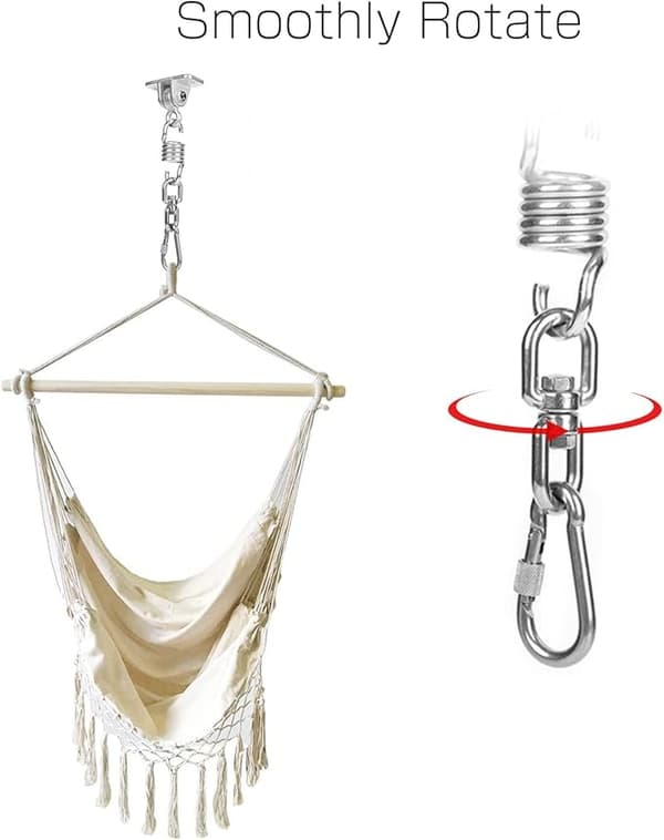 M5 304 Rostfritt Stål Swivel Ring Swivel Nyckelring (5-pack)