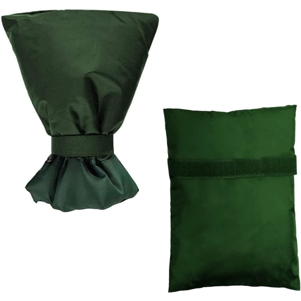 2-pack Utomhuskran Skydd - Grön Vindtät Vattentät Frostskydd