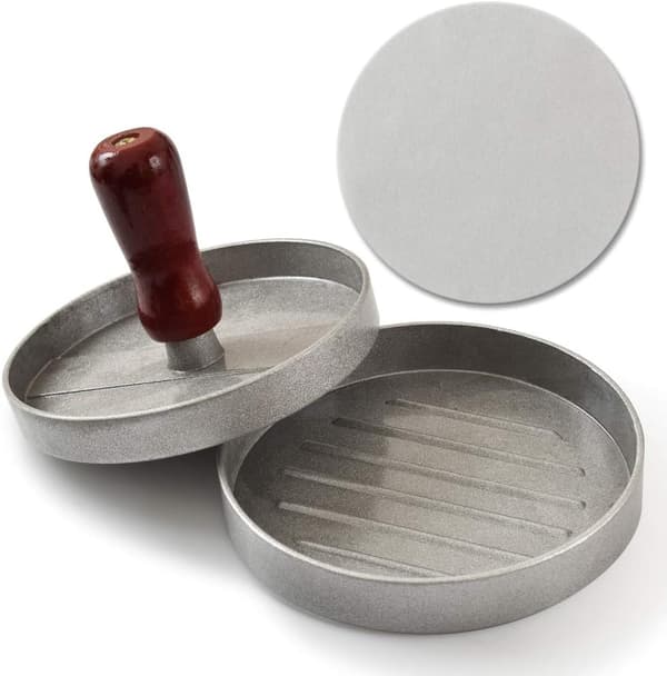 Hamburgerpresse og Patty-papirsett, Hamburgerpresse, Grillpresse