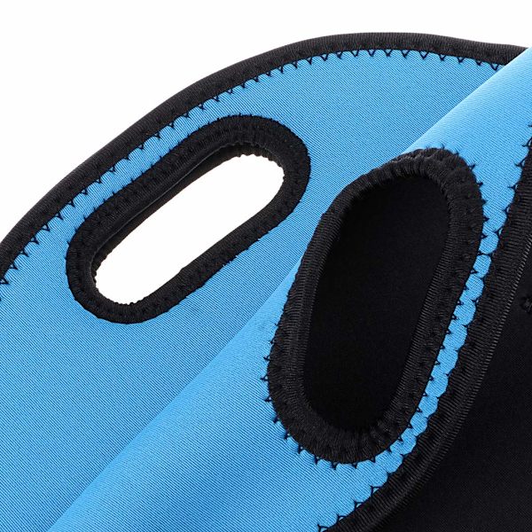 Blå kjølebag for øl, flaskeholder for øl