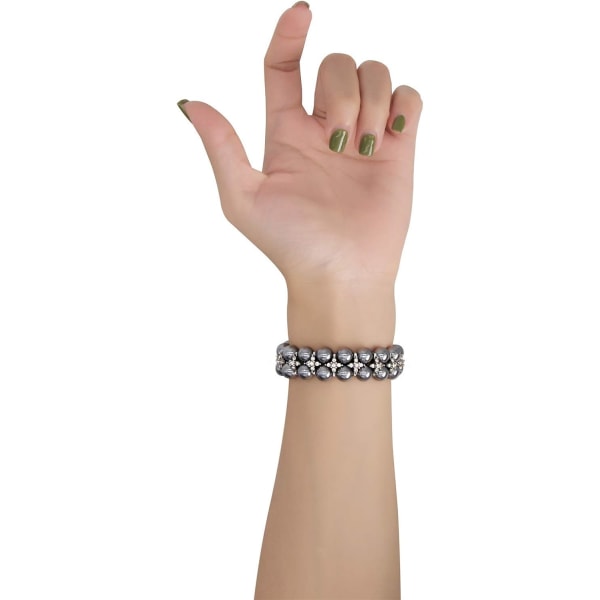 Artificiell elastisk Stretch Bling Diamond Smycken Armband Repla