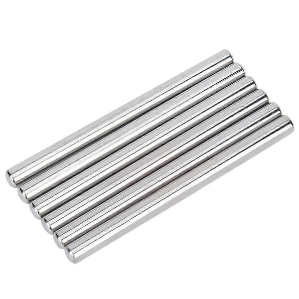 6st Stång D Axel 303/304 Rostfritt Stål Noggrannhet Slipade Industrirobotdelar 80x6mm
