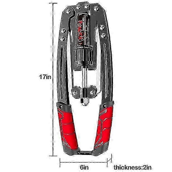 Dubbel Fjäder Twister Arm Tränare, 4 I 1 Justerbar Bröstexpander-95