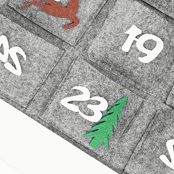 Juletre adventskalender dekorasjoner juletre co i filt