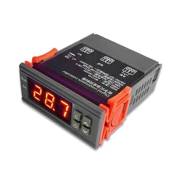 MH1210W Digital Temperaturkontroller AC90-250V 10A 220V Termostatregulator med Sensor, Oppvarming