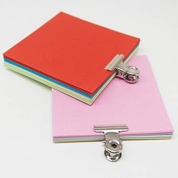 38mm Bulldog Clips Runde Papirbinder Sølv Rustfrit Stål Fil