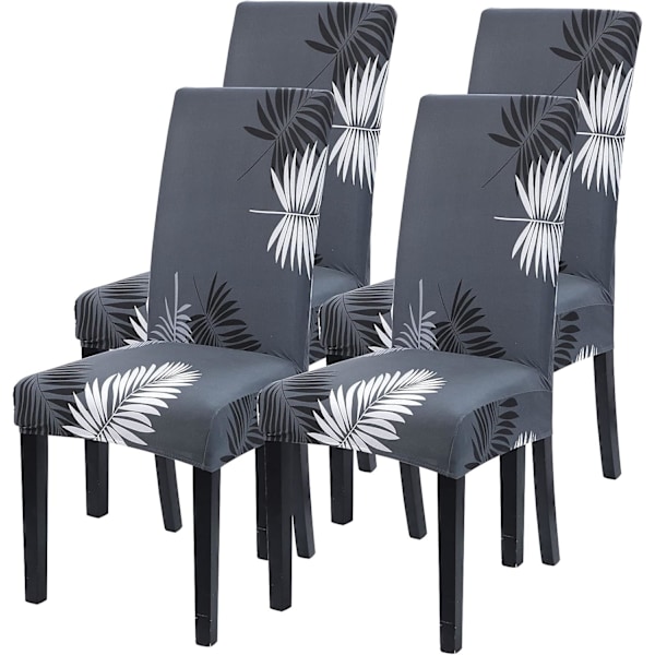 Stretch Stolsöverdrag 4-pack Universal Stolsöverdrag Tryckt