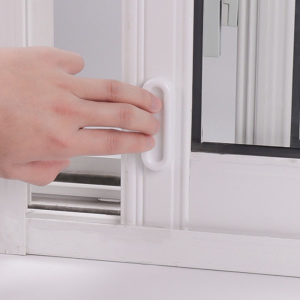 4 soikeaa reikää ilman ovenkahvaa ikkunalaatikon tikku vaatekaappiin