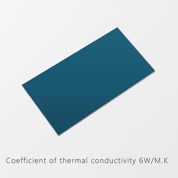 3 stk. 0,3 mm/0,5 mm/1 mm termisk pute 6,0 for W/for M.k høyeffektiv termisk ledning