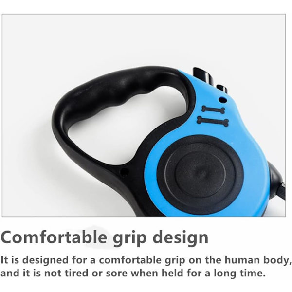 3 Meter Trækbånd til Hunde, Mysterie Hundebånd, Tangle Free Re