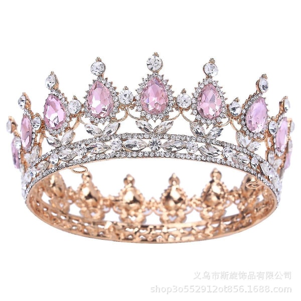Princess Crowns And Tiaras Compatible Little Girls - Crystal Princess Crown, Födelsedag, Bal, Kostymfest, Queen Rhinestone Crowns