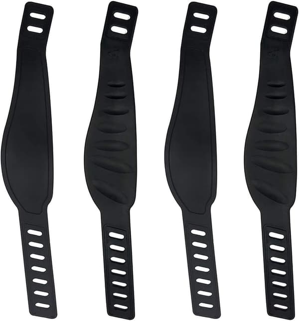 4 stk. Sykkelpedalstropper, Heavy Duty Justerbar Lengde