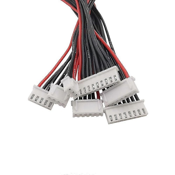 Lipo Batterilader Silikonledning Balanseforlengelse 300mm Kabel 2S 3Pin 3S 4Pin 4S 5Pin 6S 7Pin 7S