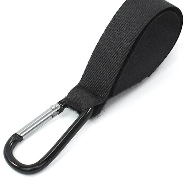2 st vagnskrokar med kardborreband, enkel installation, bekväm för han