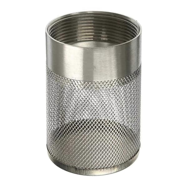Indsugningssi Rustfrit Stål Haveslange Indløbsfilter Mesh Nem Installation Indsugningsslange Pickup Filterhoved til Vandingsvandpumpefilter 63mm