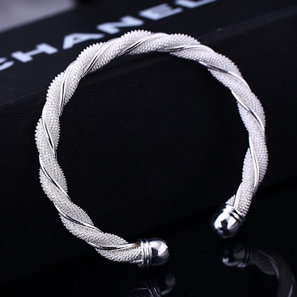 Mode Oändligt Armband Kärlek Hjärta Mönster Läder Stickad Rep P