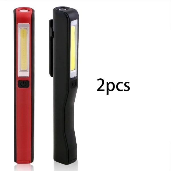 Laderbar LED arbeidslys, 2 stk 350 lumen COB mekanikerlys