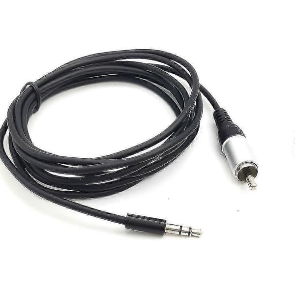 2 meter 3,5 mm til RCA Mono AUX-kabel - Tilslut dine enheder med lethed - Nem tilslutning til hjemmeunderholdningssystem
