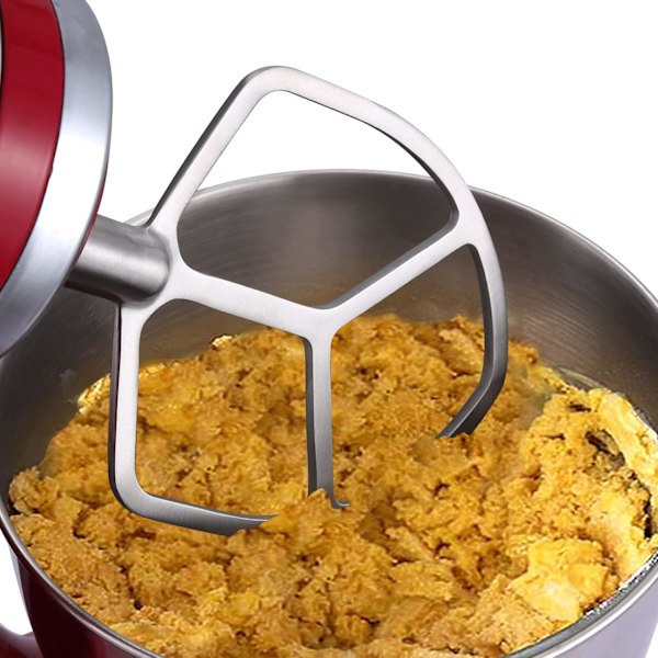 ##/Platt visp i rostfritt stål för KitchenAid 5 & 6-kvarts##/