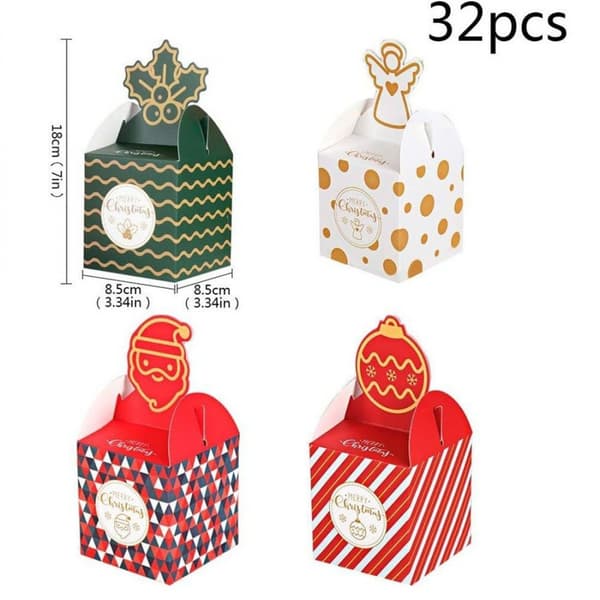 Presentförpackning 32 delar Julpresentförpackning godisask